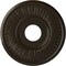 Ekena Millwork Berkshire Ceiling Medallion (Fits Canopies up to 7"), 15 3/4"OD x 3 7/8"ID x 3/4"P, Stone Hearth CM15BESHF - alternate 1